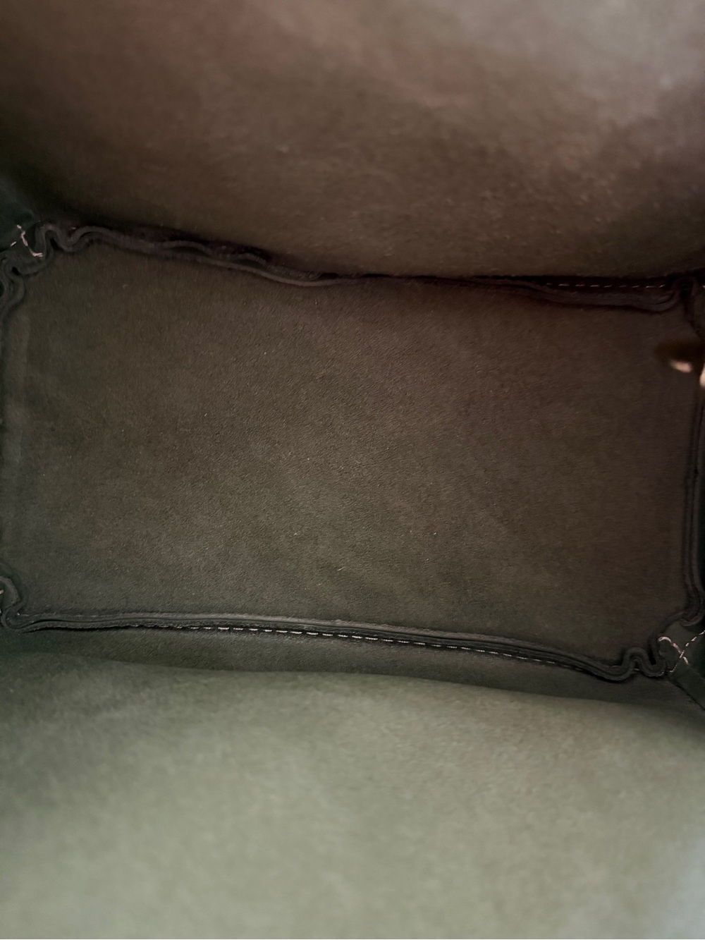 Portland leather goods butterfly bucket bag in succulent- FINAL PRICE DROP - Picture 8 of 12